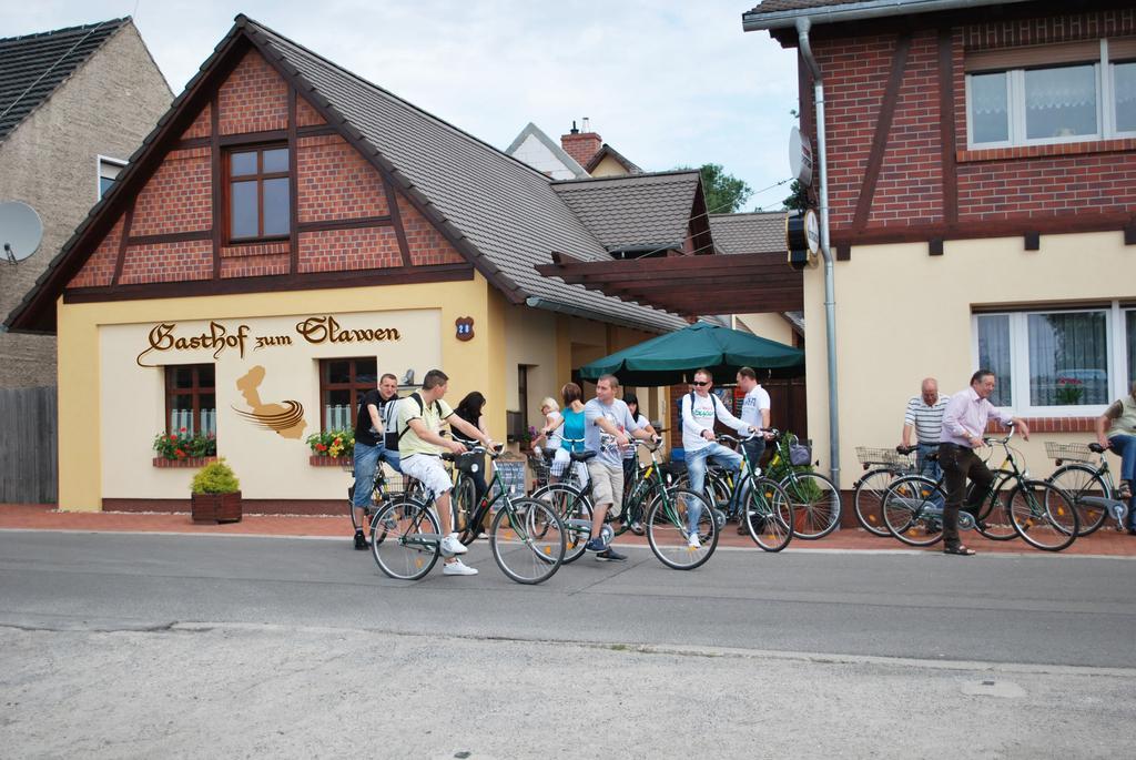 Gasthof Zum Slawen Vetschau Luaran gambar